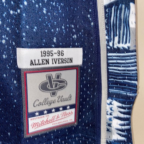 Allen Iverson Georgetown Hoyas 1995-96 Mitchell & Ness Swingman Jersey Mens - Picture 5 of 9